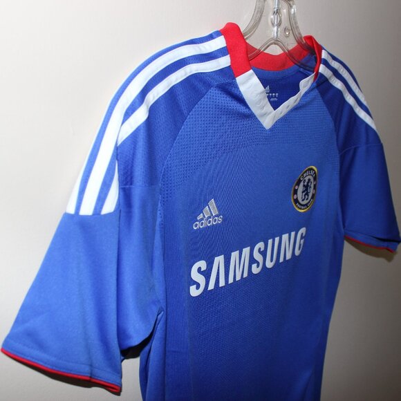 new Adidas CHELSEA 2010-11 home shirt Men's Small soccer jersey Samsung P95896 - Picture 12 of 12